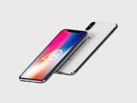 Floating iPhone X Mockup Vol 3 by Anthony Boyd Graphics
