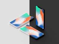 Clay iPhone X Mockup Vol.2 by Anthony Boyd Graphics