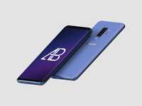 Floating Samsung Galaxy S9 Plus Mockup by Anthony Boyd Graphics
