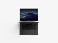 Modern Top View MacBook Pro Mockup by Anthony Boyd Graphics