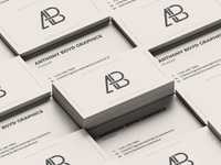 Business Card Grid Mockup Vol 3 by Anthony Boyd Graphics