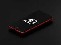 Product Red iPhone 7 Plus Mockup Vol.3 by Anthony Boyd Graphics